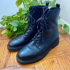 Sam Edelman Elliott black combat boot